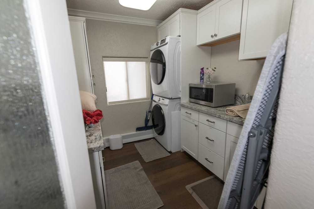 Laundry room with washer and dryer