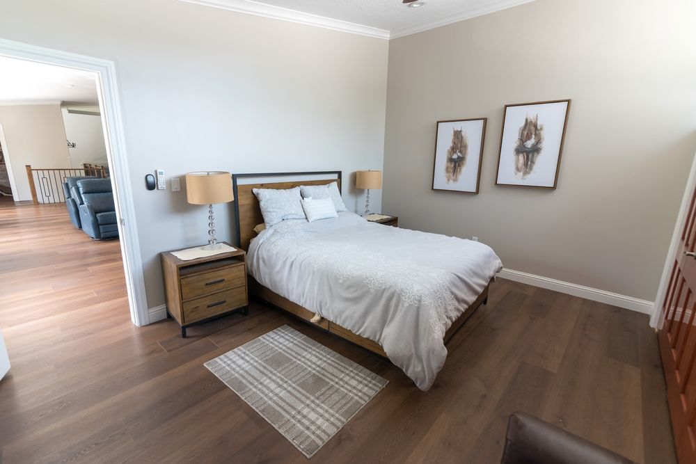 Bedroom with king bed